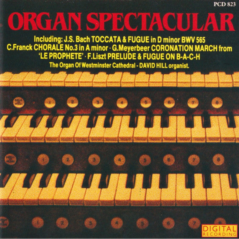 David Hill – Organ Spectacular (CD, Album, Comp) (Very Good Plus (VG+))