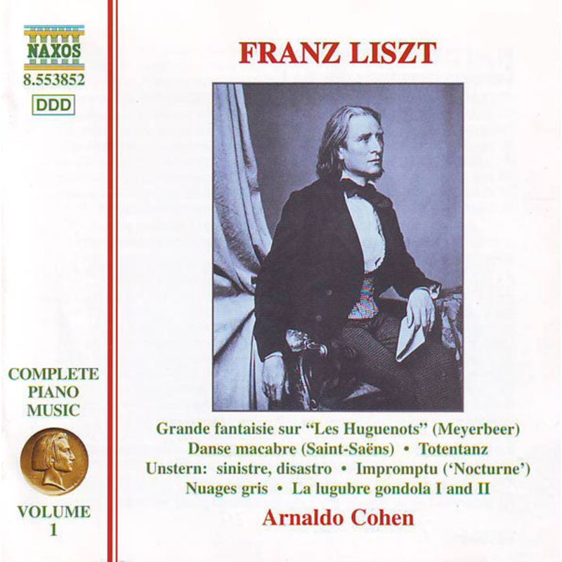 Franz Liszt – Arnaldo Cohen – Grande Fantaisie Sur Les Huguenots (Meyerbeer)  Danse Macabre (Saint-Sans)  Totentanz  Unstern: Sinistre, Disastro  Impromptu (Nocturne)  Nuages Gris  La Lugrube Gondola  And  (CD) (Very