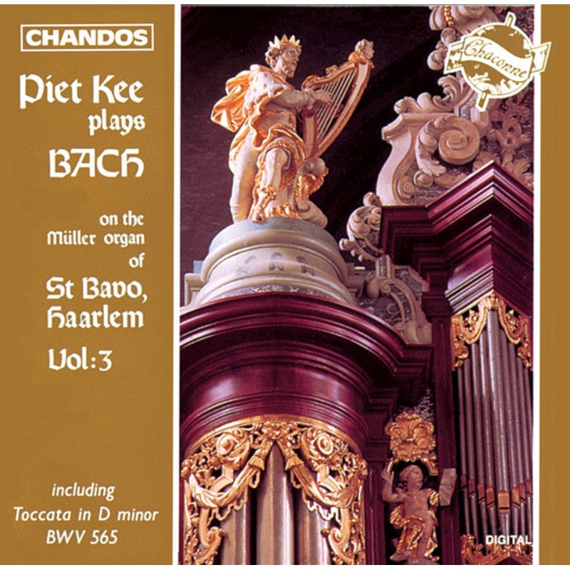 Johann Sebastian Bach – Piet Kee – Piet Kee Plays Bach On The Mller Organ Of St Bavo, Haarlem Vol. 3 (CD, Album) (Very Good Plus (VG+))