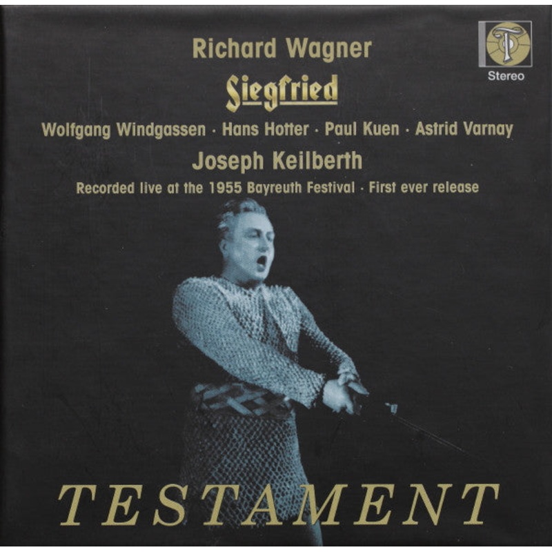Richard Wagner, Joseph Keilberth, Wolfgang Windgassen, Hans Hotter, Paul Kuen, Astrid Varnay – Siegfried – Recorded Live At The 1955 Bayreuth Festival – First Ever Release (4xCD, RM) (Very Good Plus (VG+))