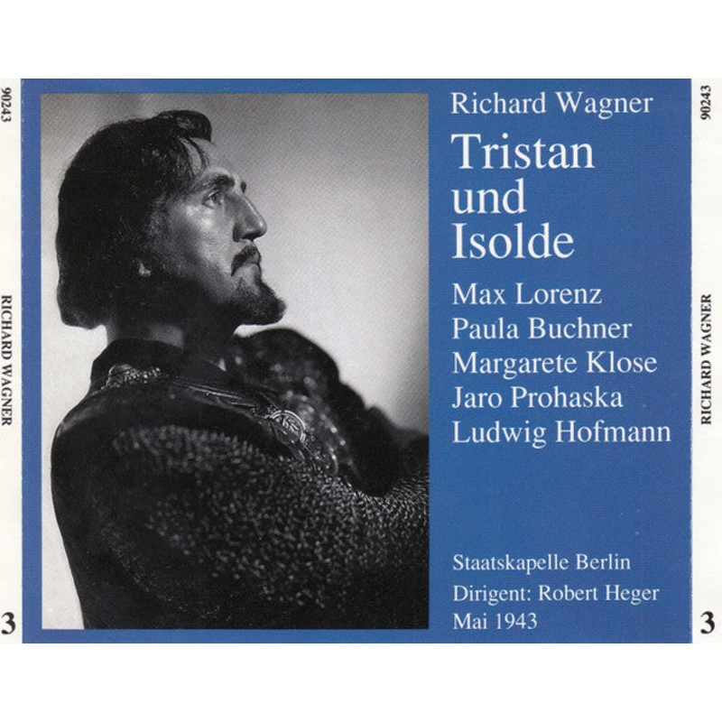 Richard Wagner, Robert Heger, Max Lorenz , Paula Buchner – Tristan Und Isolde (3xCD, Mono) (Very Good Plus (VG+))