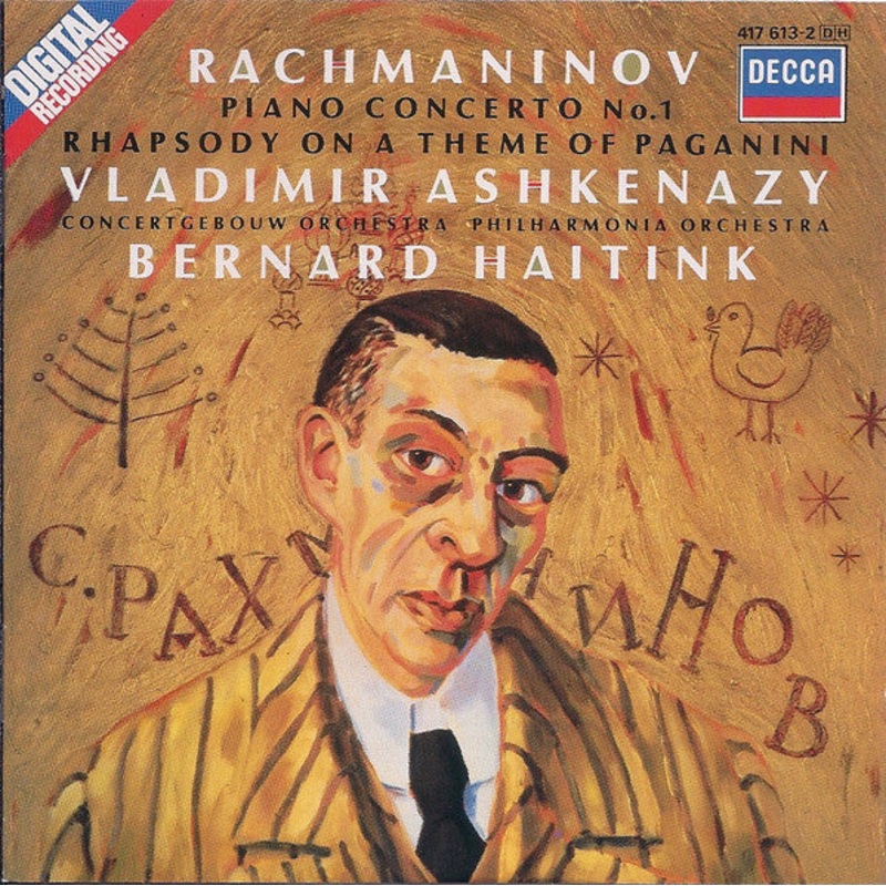 Rachmaninov*, Vladimir Ashkenazy, Concertgebouw Orchestra*, Philharmonia Orchestra, Bernard Haitink – Piano Concerto No. 1 / Rhapsody On A Theme Of Paganini (CD, Album) (Very Good Plus (VG+))