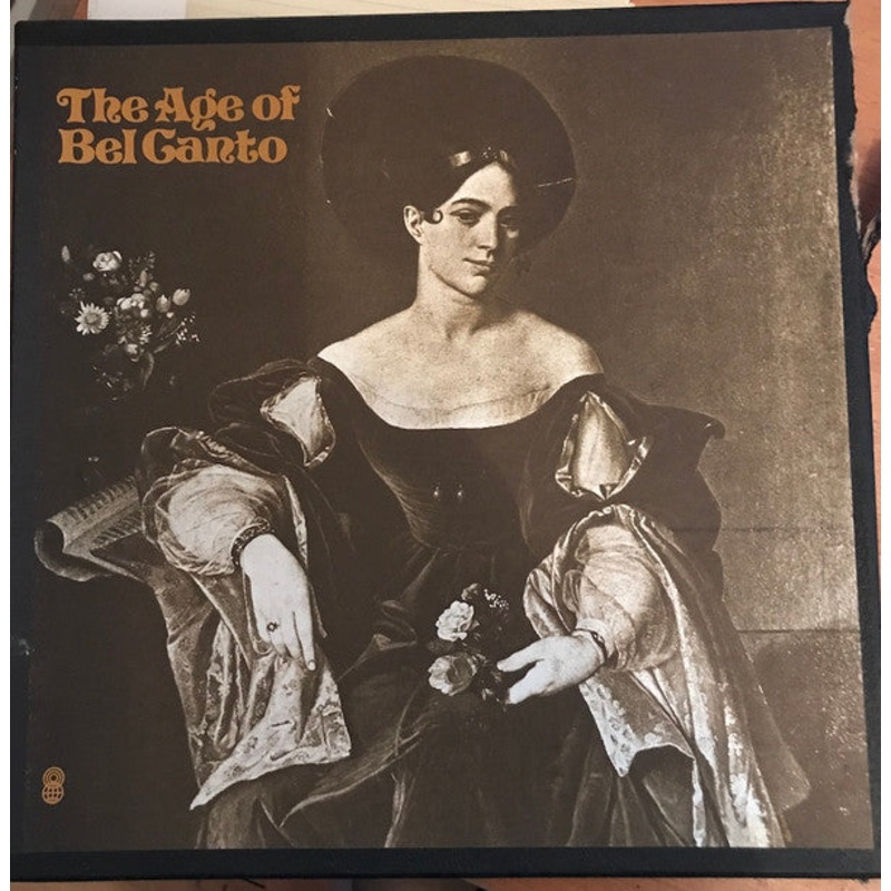 Joan Sutherland, Marilyn Horne, Richard Conrad : Richard Bonynge ; London Symphony Orchestra / The New Symphony Orchestra Of London – The Age Of Bel Canto (2xLP, Album, Club + Box) (Very Good Plus (VG+))