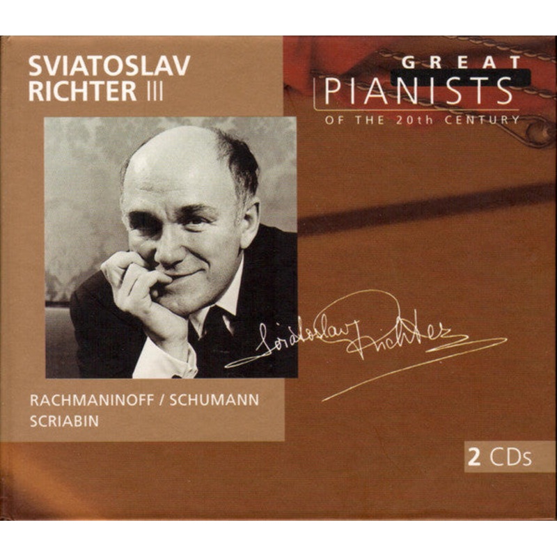 Sviatoslav Richter – Rachmaninoff*, Schumann*, Scriabin* – Sviatoslav Richter III (2xCD, Comp, Dig) (Very Good Plus (VG+))