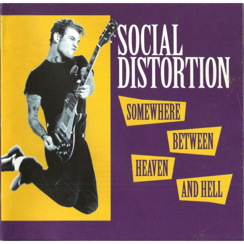 Social Distortion – Somewhere Between Heaven And Hell (CD, Album, RE) (Very Good (VG))