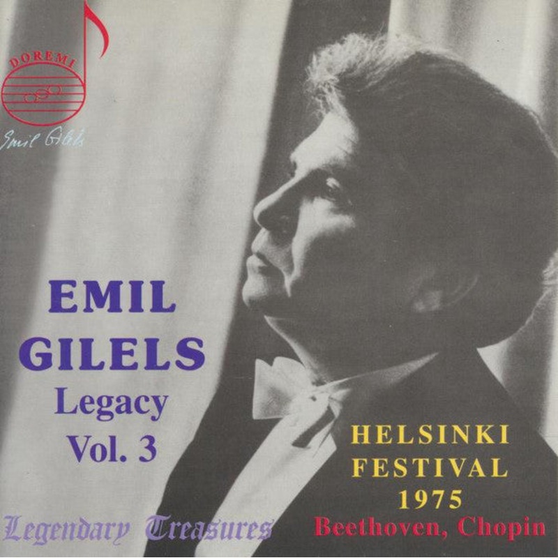 Emil Gilels – Legacy Vol. 3 – Live Performance, Helsinki Festival, August 24, 1975 (CD, RM) (Near Mint (NM or M-))