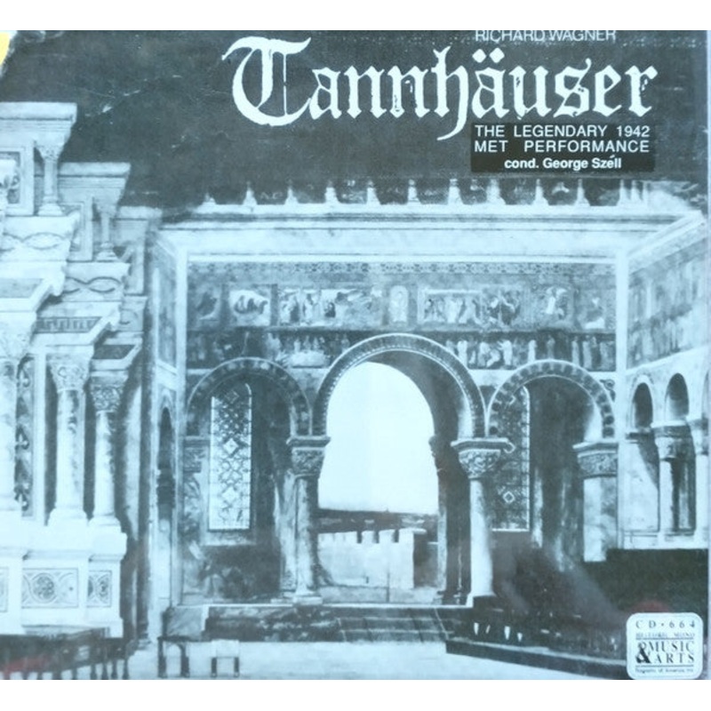 Richard Wagner, Alexander Kipnis, Lauritz Melchior, George Szell, The Metropolitan Opera – Tannhuser   (3xCD, Album, Mono, RM) (Very Good Plus (VG+))