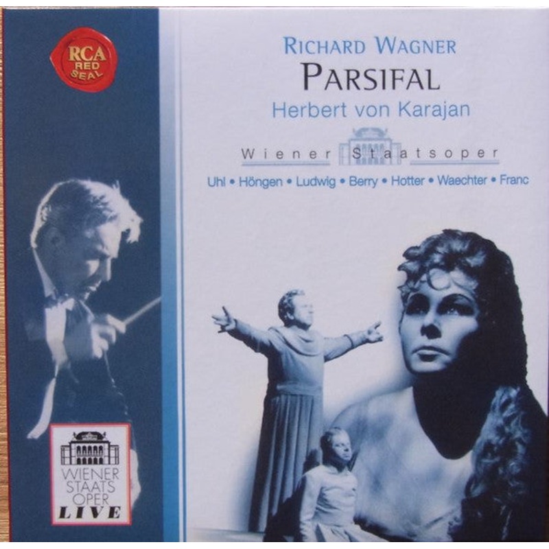 Richard Wagner, Herbert von Karajan, Christa Ludwig – Parsifal (4xCD + Box) (Very Good Plus (VG+))
