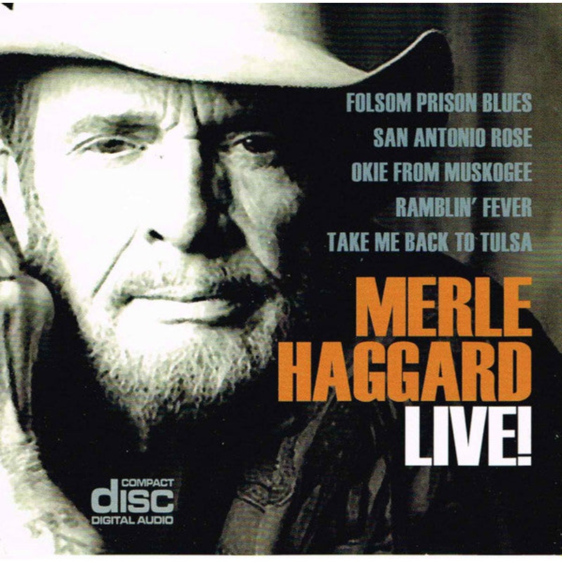Merle Haggard – Live! (CD, Comp) (Very Good Plus (VG+))