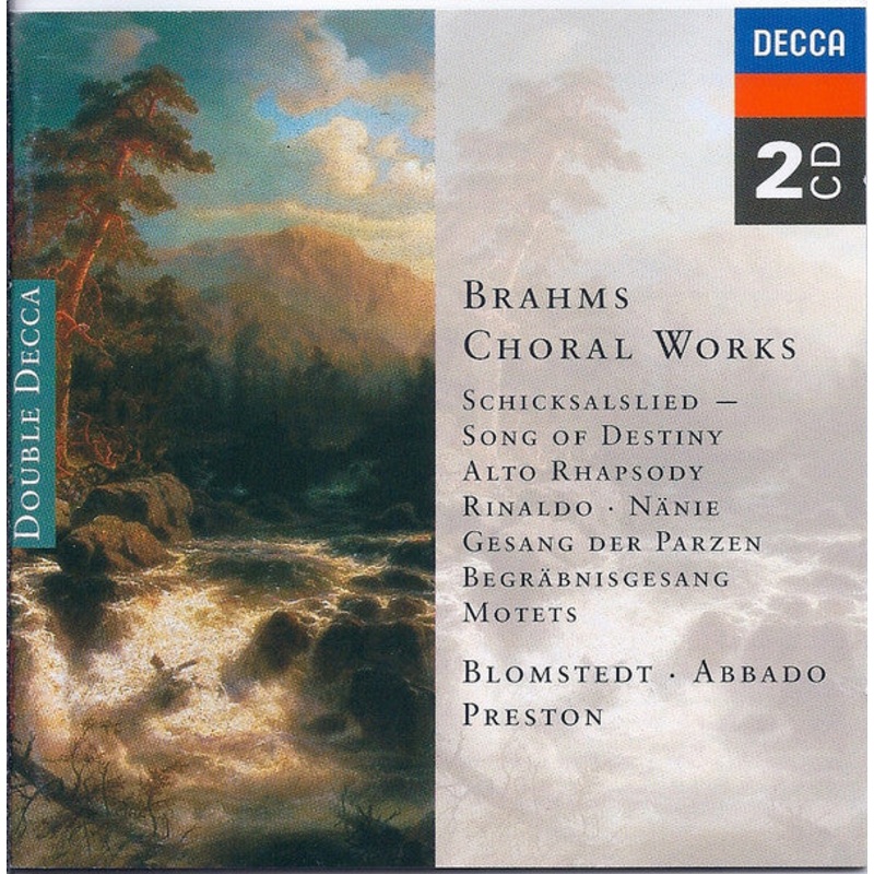 Johannes Brahms / Herbert Blomstedt . Claudio Abbado . Simon Preston – Choral Works (2xCD, Comp) (Very Good Plus (VG+))