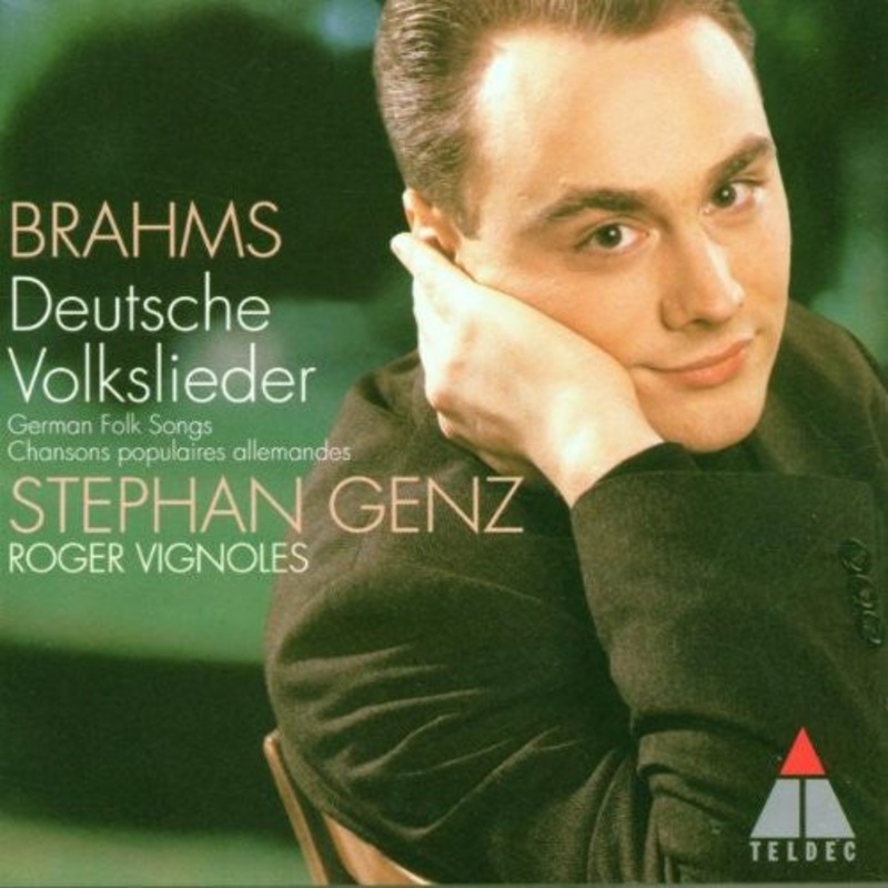 Johannes Brahms, Stephan Genz, Roger Vignoles – Deutsche Volkslieder = German Folk Songs = Chansons Populaires Allemandes (CD, Album) (Very Good Plus (VG+))
