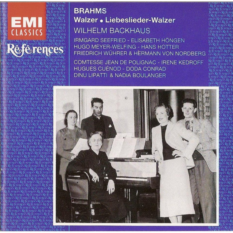 Johannes Brahms – Walzer & Liebeslieder-Walzer (CD, Comp, Mono, RM) (Very Good Plus (VG+))