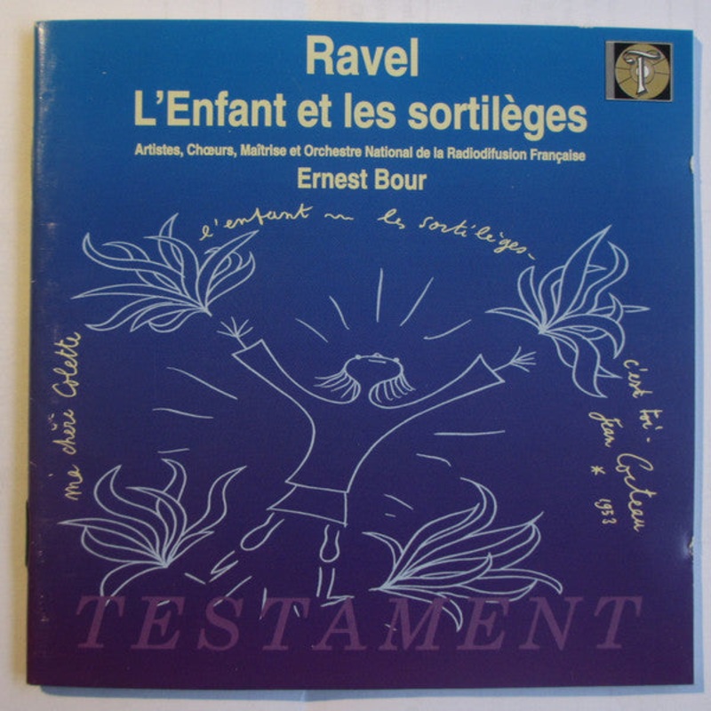 Maurice Ravel, Orchestre National De France, Chur de Radio France, Matrise De Radio France, Ernest Bour – L’Enfant Et Les Sortilges (CD, Mono, RM) (Very Good Plus (VG+))