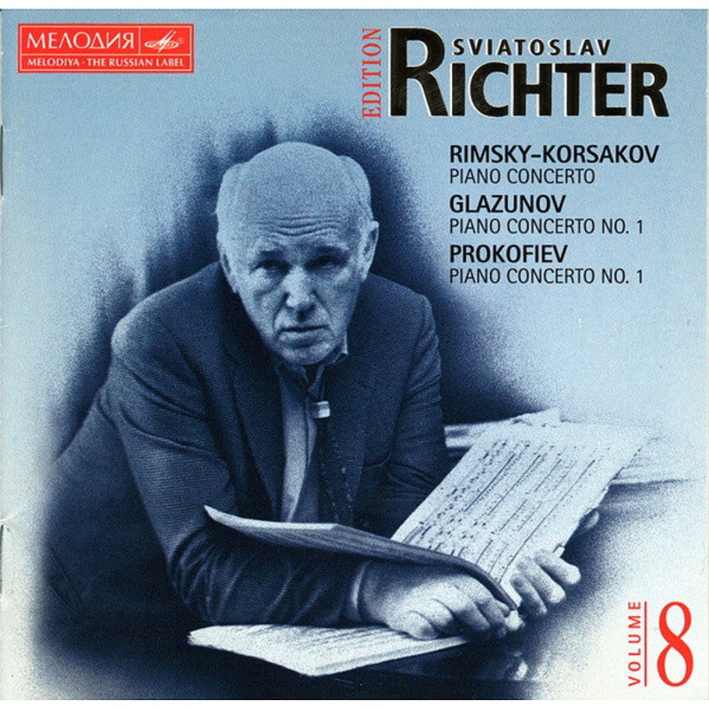 Sviatoslav Richter, Nikolai Rimsky-Korsakov, Alexander Glazunov, Sergei Prokofiev – Rimsky-Korsakov  Glazunov  Prokofiev: Piano Concertos (CD, Mono, RM) (Very Good Plus (VG+))