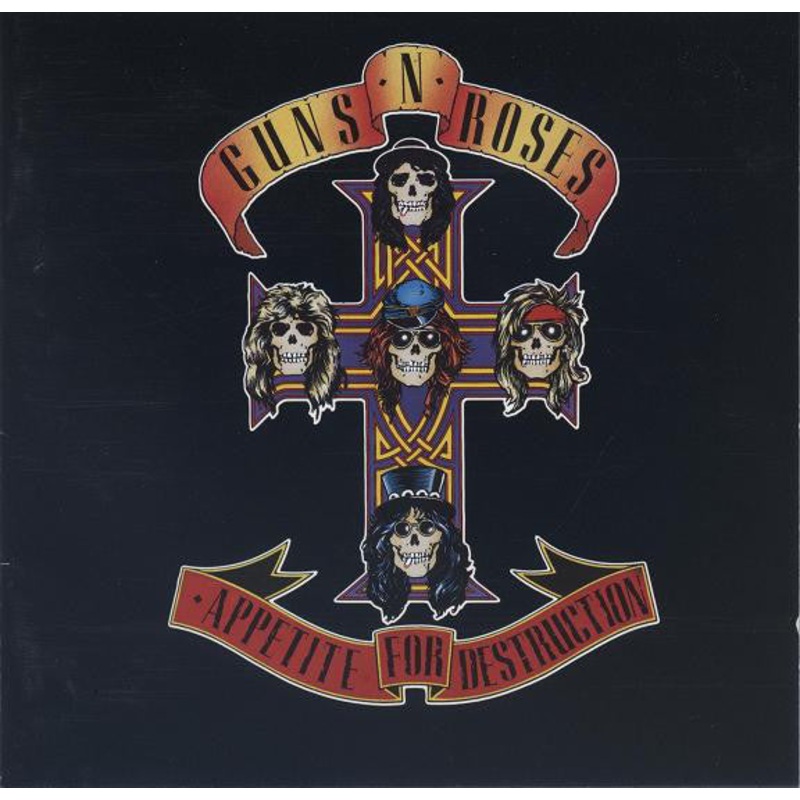Guns N’ Roses – Appetite For Destruction (CD, Album, RE, RP, Son) (Very Good (VG))
