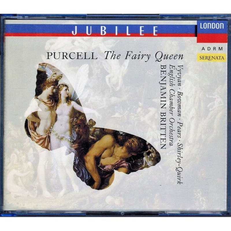 Henry Purcell – Jennifer Vyvyan  James Bowman  Peter Pears  John Shirley-Quirk  English Chamber Orchestra  Benjamin Britten – The Fairy Queen (2xCD, Album, RE, RM) (Very Good Plus (VG+))