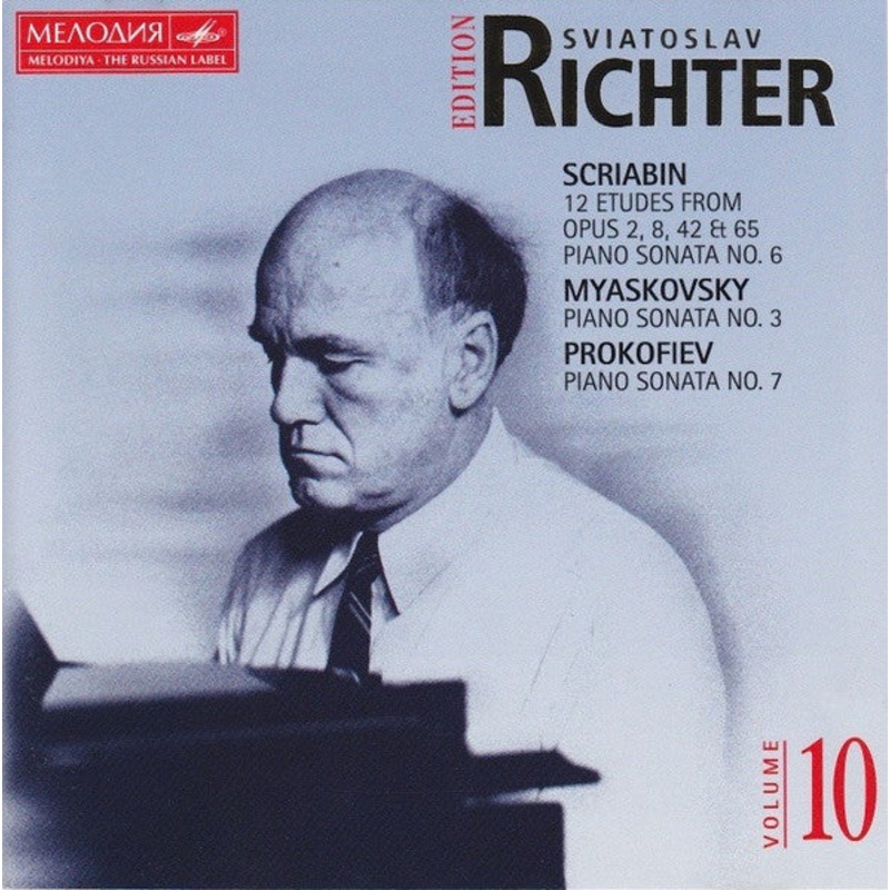 Sviatoslav Richter, Alexander Scriabin, Nikolai Myaskovsky, Sergei Prokofiev – Scriabin: Etudes  Sonata No. 6  Myaskovsky: Sonata No. 3  Prokofiev: Sonata No. 7 (CD, Comp, Mono, RM) (Very Good Plus (VG+))