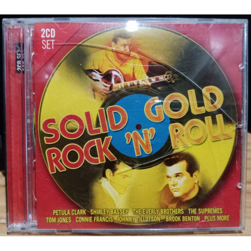 Various – Solid Gold Rock ‘N’ Roll (2xCD, Comp) (Very Good (VG))