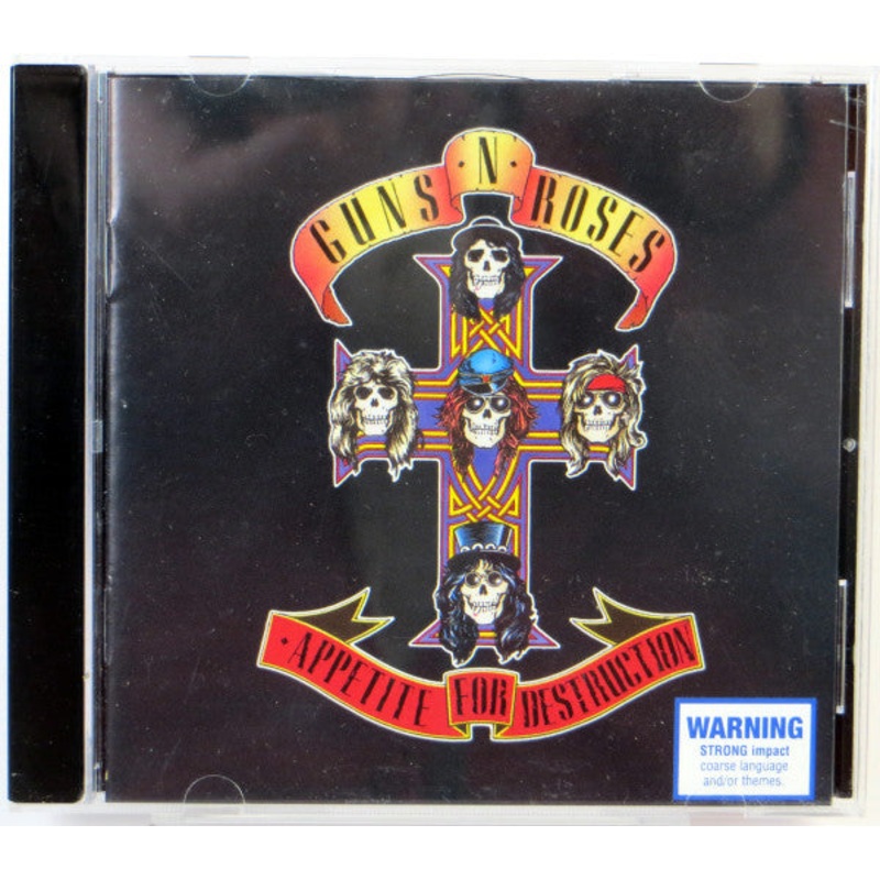 Guns N’ Roses – Appetite For Destruction (CD, Album, RE) (Very Good Plus (VG+))