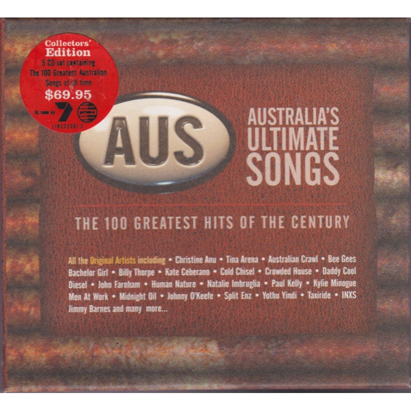 Various – Australia’s Ultimate Songs – The 100 Greatest Hits Of The Century (5xCD, Comp, Ltd) (Very Good Plus (VG+))