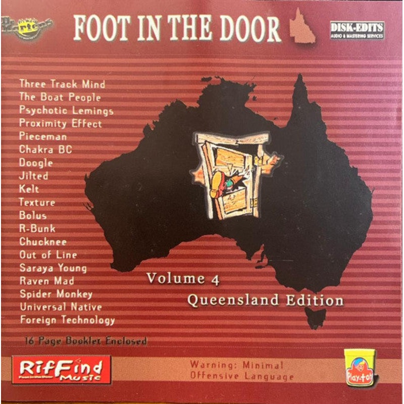 Various – Foot In The Door Volume 4 (Queensland Edition) (CD, Comp) (Very Good Plus (VG+))