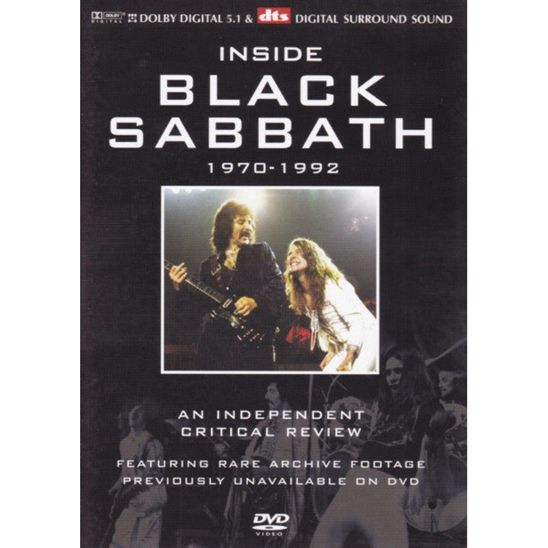 Black Sabbath – Inside Black Sabbath 19701992 (DVD-V, NTSC) (Very Good Plus (VG+))