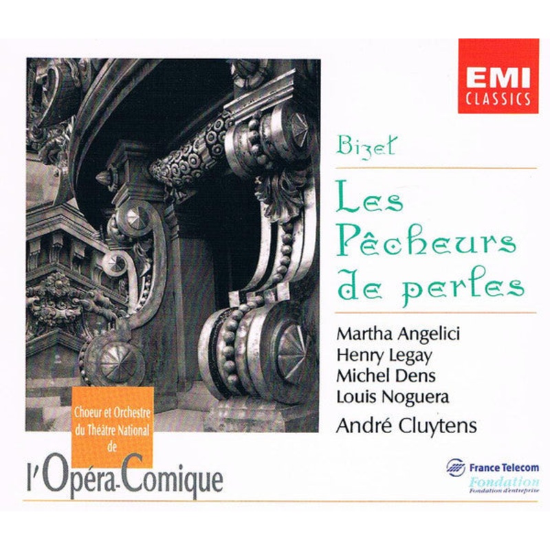 Georges Bizet – Louis Noguera, Martha Angelici, Henri Legay, Michel Dens, Andr Cluytens, Churs Du Thtre National De L’Opra Comique, Orchestre Du Thtre National De L’Opra-Comique – Les Pcheurs De Perles (2xCD, Album, Mono) (Mint (M))