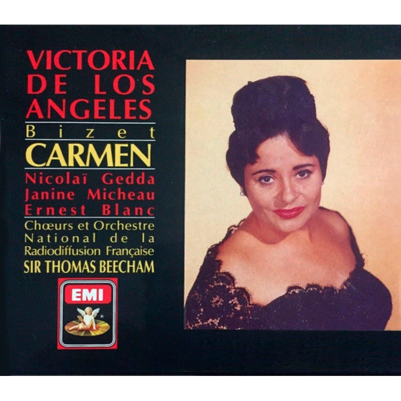 Georges Bizet – Victoria De Los Angeles, Nicolai Gedda, Janine Micheau, Ernest Blanc, Sir Thomas Beecham – Carmen (3xCD, RM + Box, RE) (Very Good Plus (VG+))
