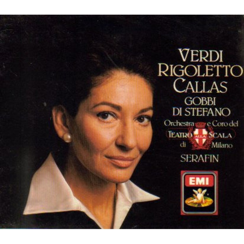 Giuseppe Verdi, Maria Callas, Giuseppe di Stefano, Tito Gobbi, Tullio Serafin, Orchestra Del Teatro Alla Scala, Coro Del Teatro Alla Scala – Rigoletto (2xCD, Album, Mono, RE, RM) (Very Good Plus (VG+))