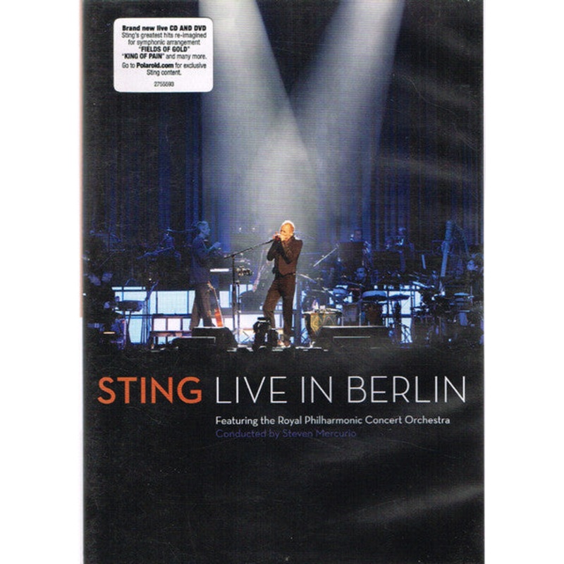 Sting Featuring The Royal Philharmonic Concert Orchestra – Live In Berlin (CD, Album + DVD-V, NTSC) (Good Plus (G+))