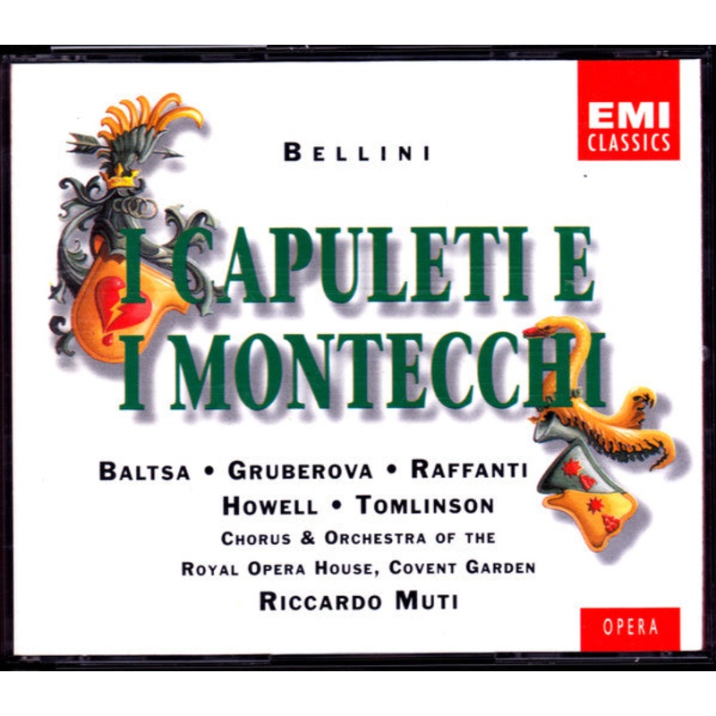 Vincenzo Bellini – Agnes Baltsa  Edita Gruberova  Dano Raffanti  Gwynne Howell  John Tomlinson  Chorus Of The Royal Opera House, Covent Garden & Orchestra Of The Royal Opera House, Covent Garden  Riccardo Muti – I Capuleti E I Montecchi