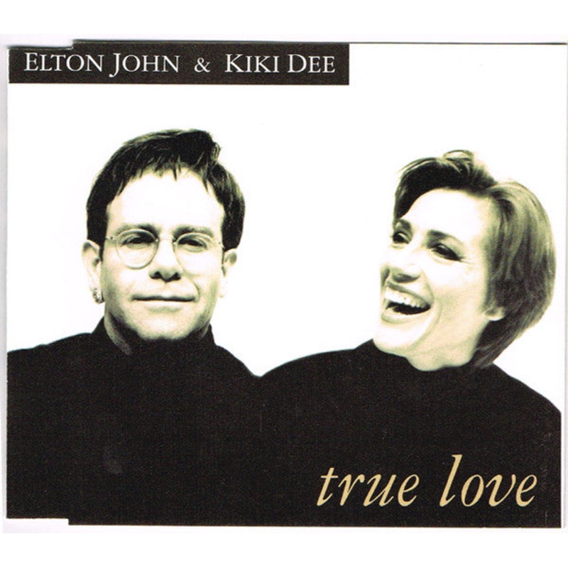 Elton John & Kiki Dee – True Love (CD, Single) (Very Good (VG))
