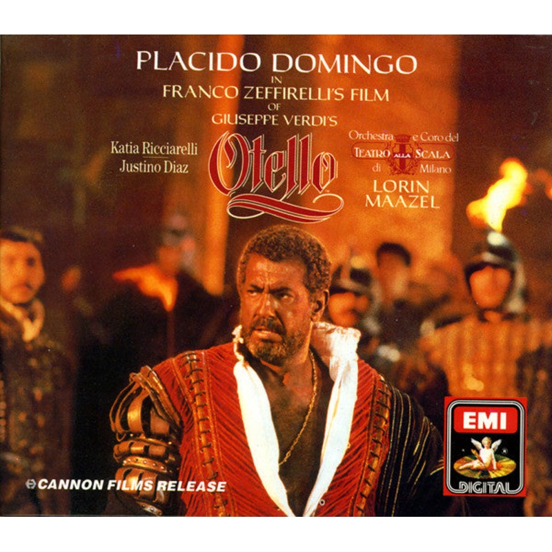 Giuseppe Verdi – Placido Domingo, Katia Ricciarelli, Justino Diaz, Orchestra Del Teatro Alla Scala E Coro Del Teatro Alla Scala, Lorin Maazel – Otello (2xCD, Album + Box, Sli) (Very Good Plus (VG+))