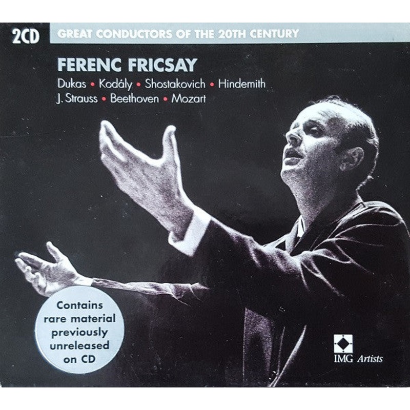 Ferenc Fricsay, Paul Dukas  Zoltn Kodly  Dmitri Shostakovich  Paul Hindemith  Johann Strauss Jr.  Ludwig van Beethoven  Wolfgang Amadeus Mozart – Great Conductors Of The 20th Century (2xCD, Comp, RM) (Near Mint (NM or M-))