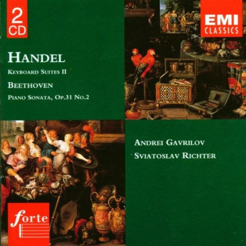 Georg Friedrich Hndel  Ludwig van Beethoven – Andrei Gavrilov, Sviatoslav Richter – Keyboard Suites II  Piano Sonata, Op.31 No.2 (2xCD, Comp, Gre) (Mint (M))