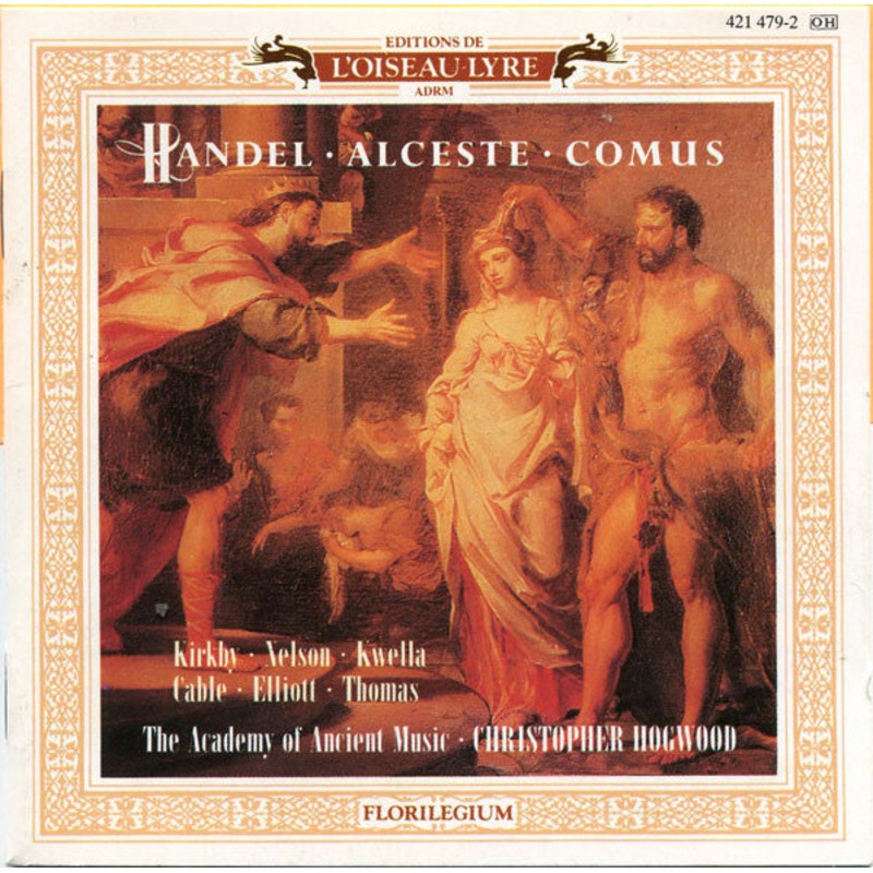 Georg Friedrich Hndel – The Academy Of Ancient Music, Christopher Hogwood – Alceste  Comus (CD, Album, Comp) (Near Mint (NM or M-))