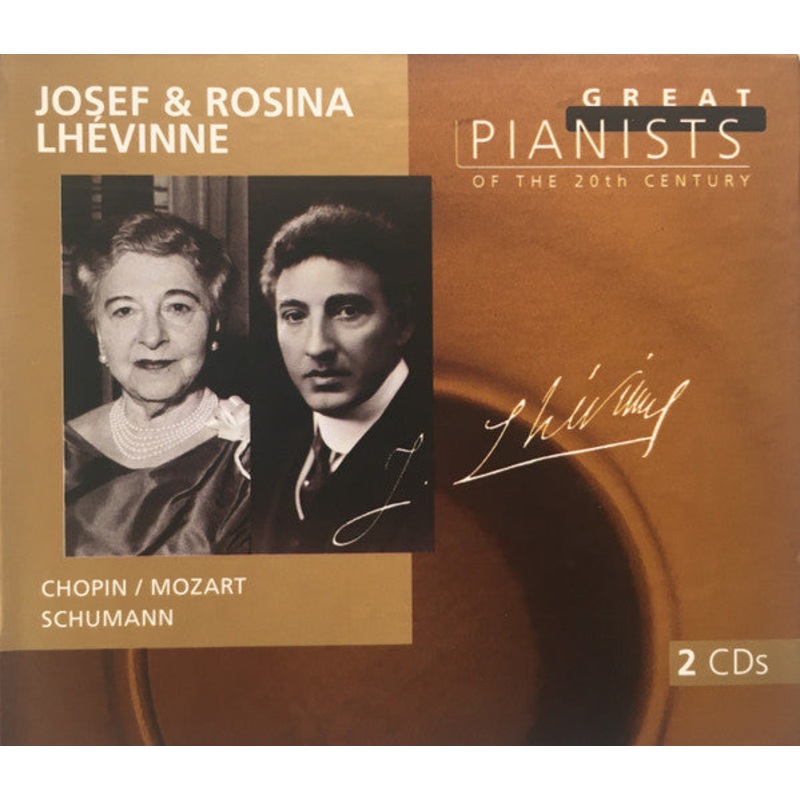 Josef Lhevinne & Rosina Lhvinne – Jozef & Rosina Lhvinne (2xCD, Comp) (Very Good Plus (VG+))