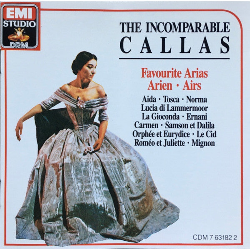 Maria Callas – The Incomparable Callas (CD, Comp, RE, RM) (Mint (M))