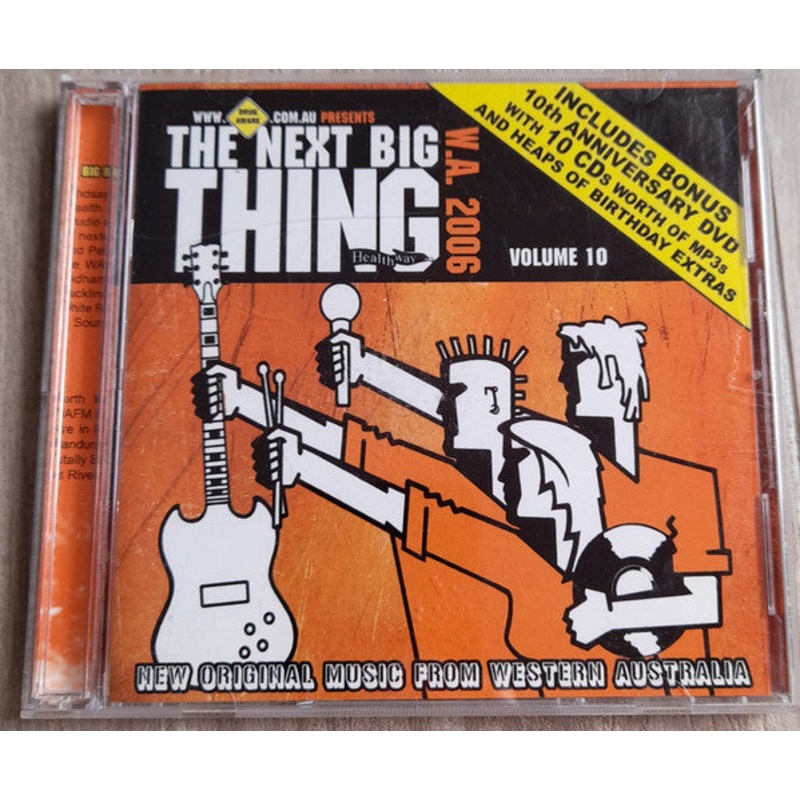 Various – The Next Big Thing WA 2006 Volume 10 (CD, Comp, Promo + DVD, Comp, Promo) (Very Good (VG))