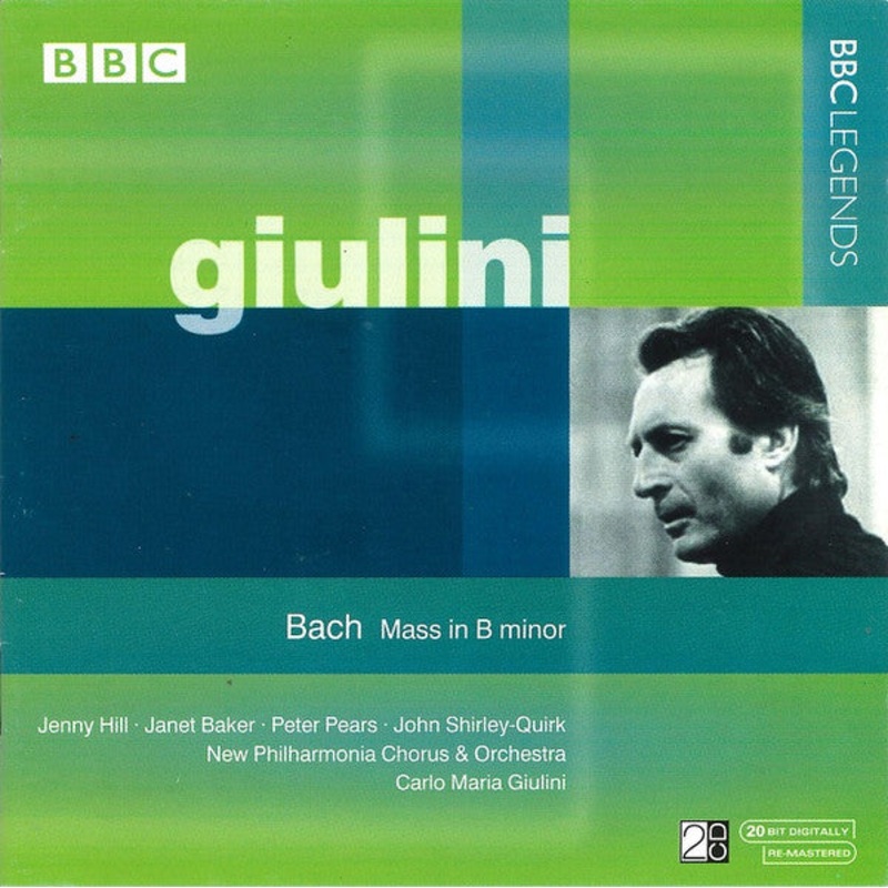 Carlo Maria Giulini – Johann Sebastian Bach – Mass In B Minor (2xCD, Album, RM) (Very Good Plus (VG+))