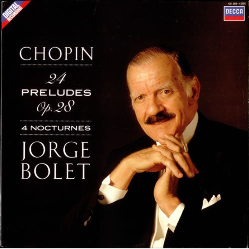 Frdric Chopin, Jorge Bolet – 24 Prludes Op.28 / 4 Nocturnes (CD) (Very Good Plus (VG+))