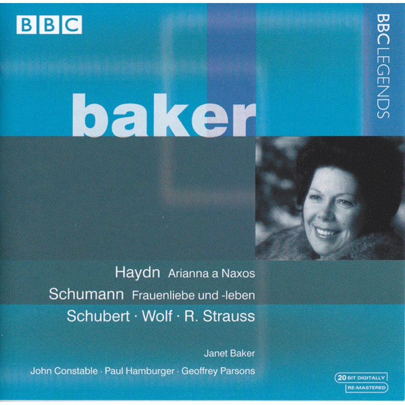 Janet Baker, Joseph Haydn, Robert Schumann, Franz Schubert, Hugo Wolf, Richard Strauss, John Constable, Paul Hamburger, Geoffrey Parsons  – Arianna A Naxos – Frauenliebe Und Leben (CD, Album, RM) (Very Good Plus (VG+))