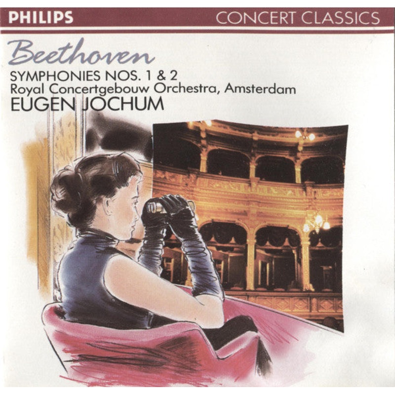 Ludwig Van Beethoven – Eugen Jochum, Concertgebouworkest – Symphonies Nos. 1 & 2 (CD, Comp) (Very Good Plus (VG+))