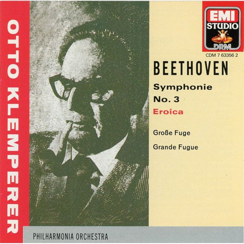 Ludwig van Beethoven, Otto Klemperer, Philharmonia Orchestra – Symphonie No.3 Eroica (CD, Album, Comp) (Very Good Plus (VG+))