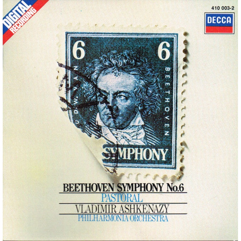 Ludwig van Beethoven, Vladimir Ashkenazy, Philharmonia Orchestra – Symphony No. 6 Pastoral (CD, Album, RP, PDO) (Very Good Plus (VG+))