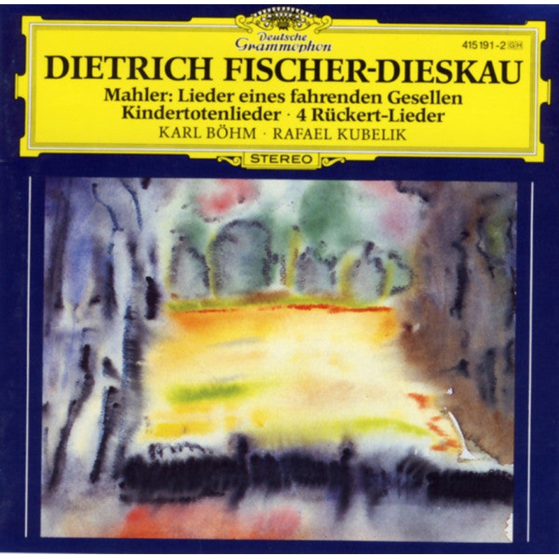 Gustav Mahler, Dietrich Fischer-Dieskau – Lieder Eines Fahrenden Gesellen – Kindertotenlieder – 4 Rckert-Lieder (CD, Comp) (Very Good Plus (VG+))