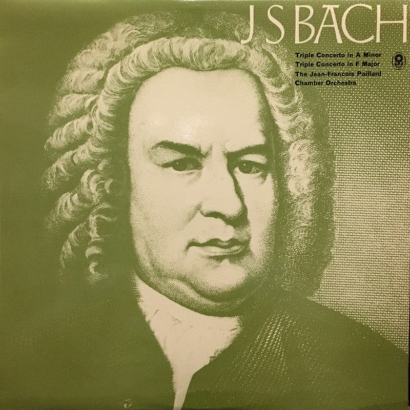 J S Bach*, The Jean-Francois Paillard Chamber Orchestra* – Triple Concerto In A Minor / Triple Concerto In F Major (LP, Club, RE) (Very Good Plus (VG+))