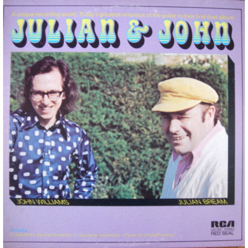Julian Bream & John Williams  – Julian & John (LP, Album) (Very Good Plus (VG+))