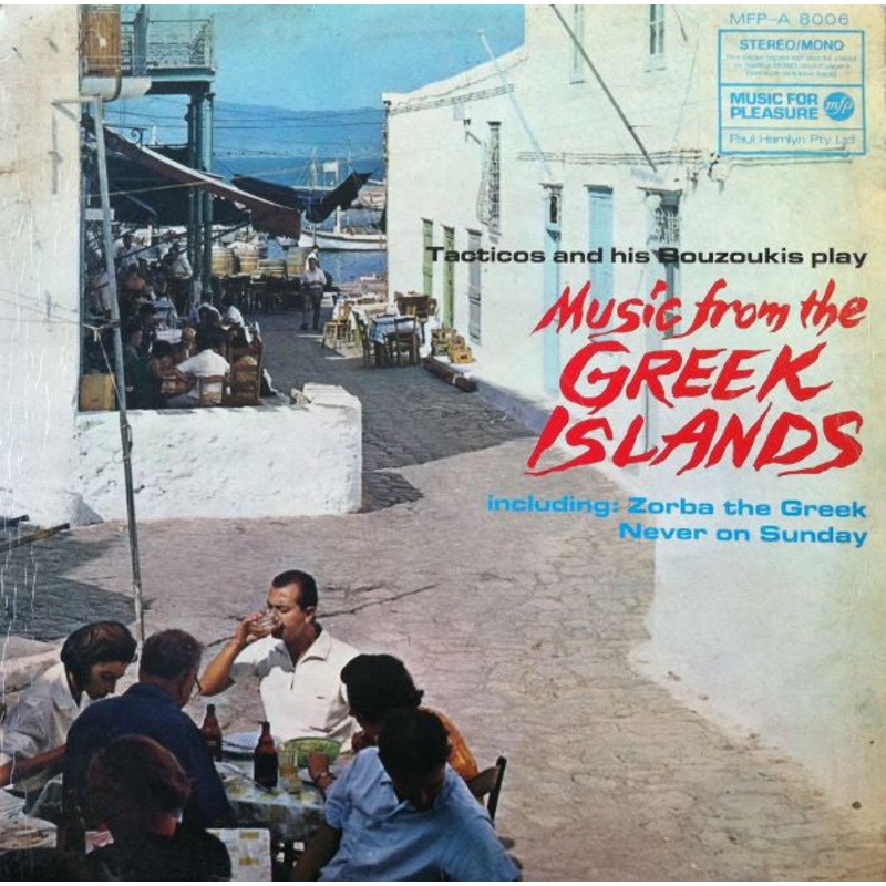 Tacticos And His Bouzoukis – Music From The Greek Islands (LP, Album) (Very Good Plus (VG+))