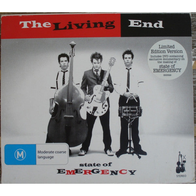 The Living End – State Of Emergency (CD, Album, Ltd + DVD-V, PAL) (Very Good Plus (VG+))